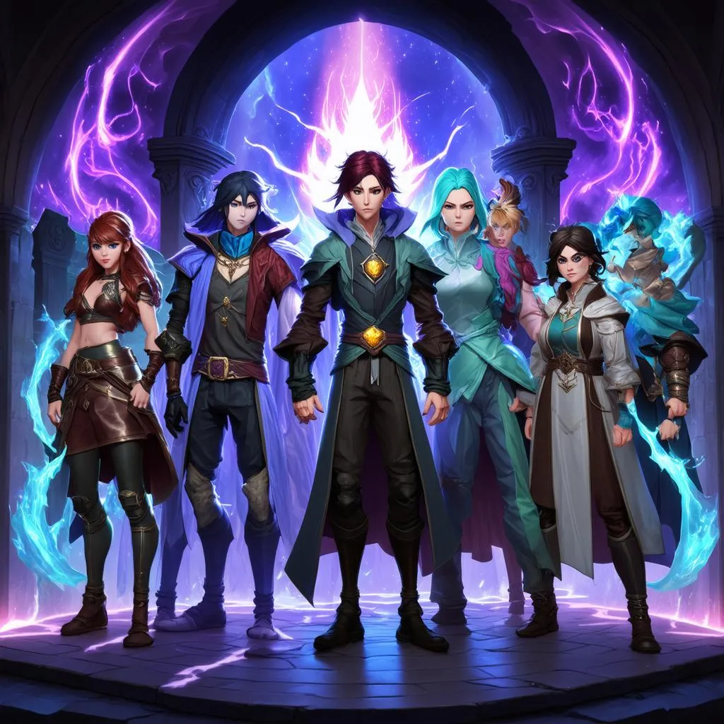 Arcane Characters trong Game