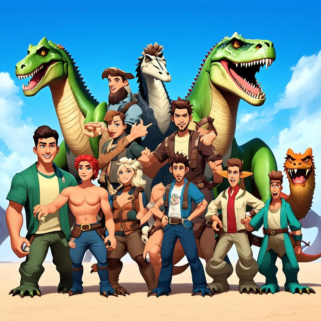 ark animated series characters