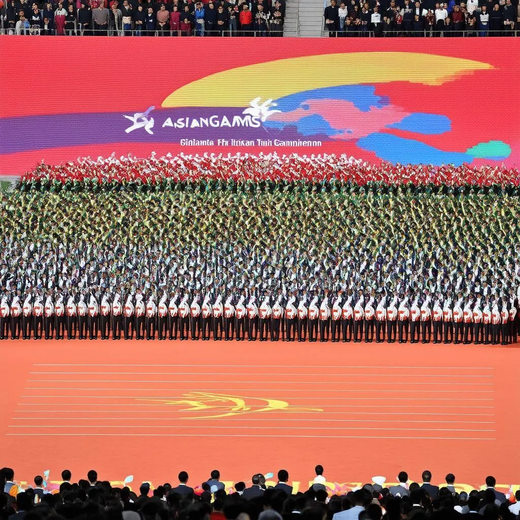 Sự kiện khai mạc Asian Games đầu tiên