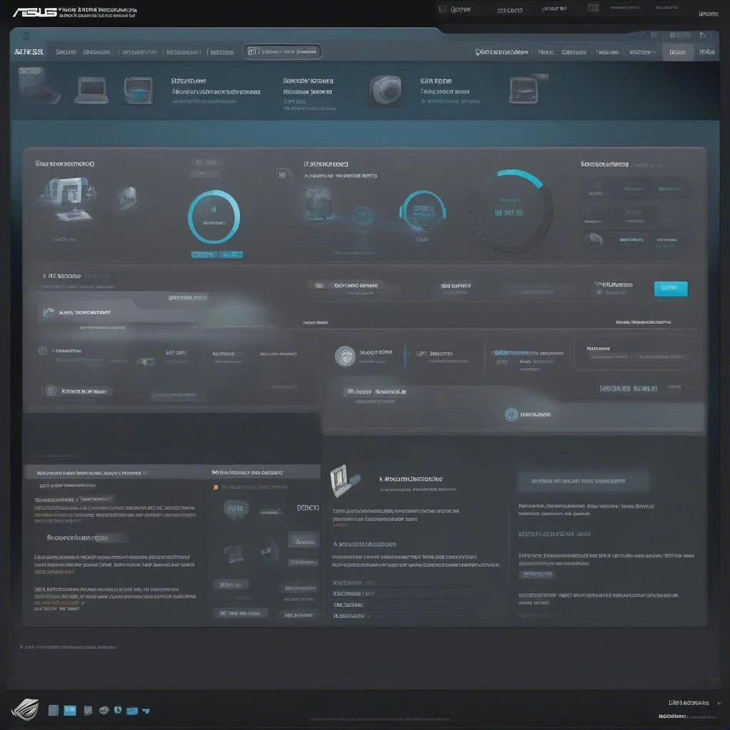 ASUS PC Tool Dashboard