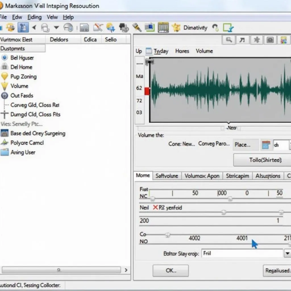 Giao diện phần mềm Audacity