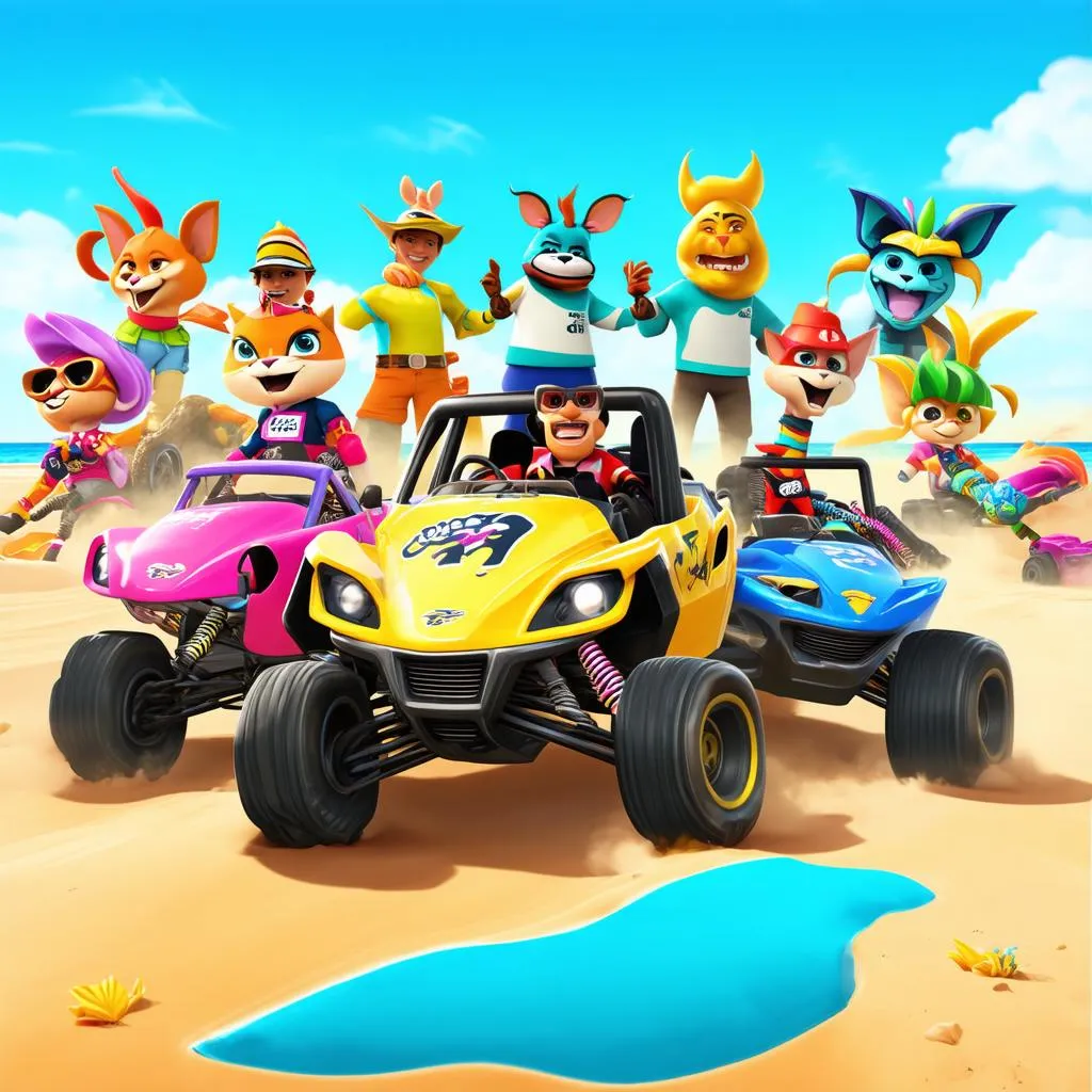 Beach Buggy Racing 2 Characters