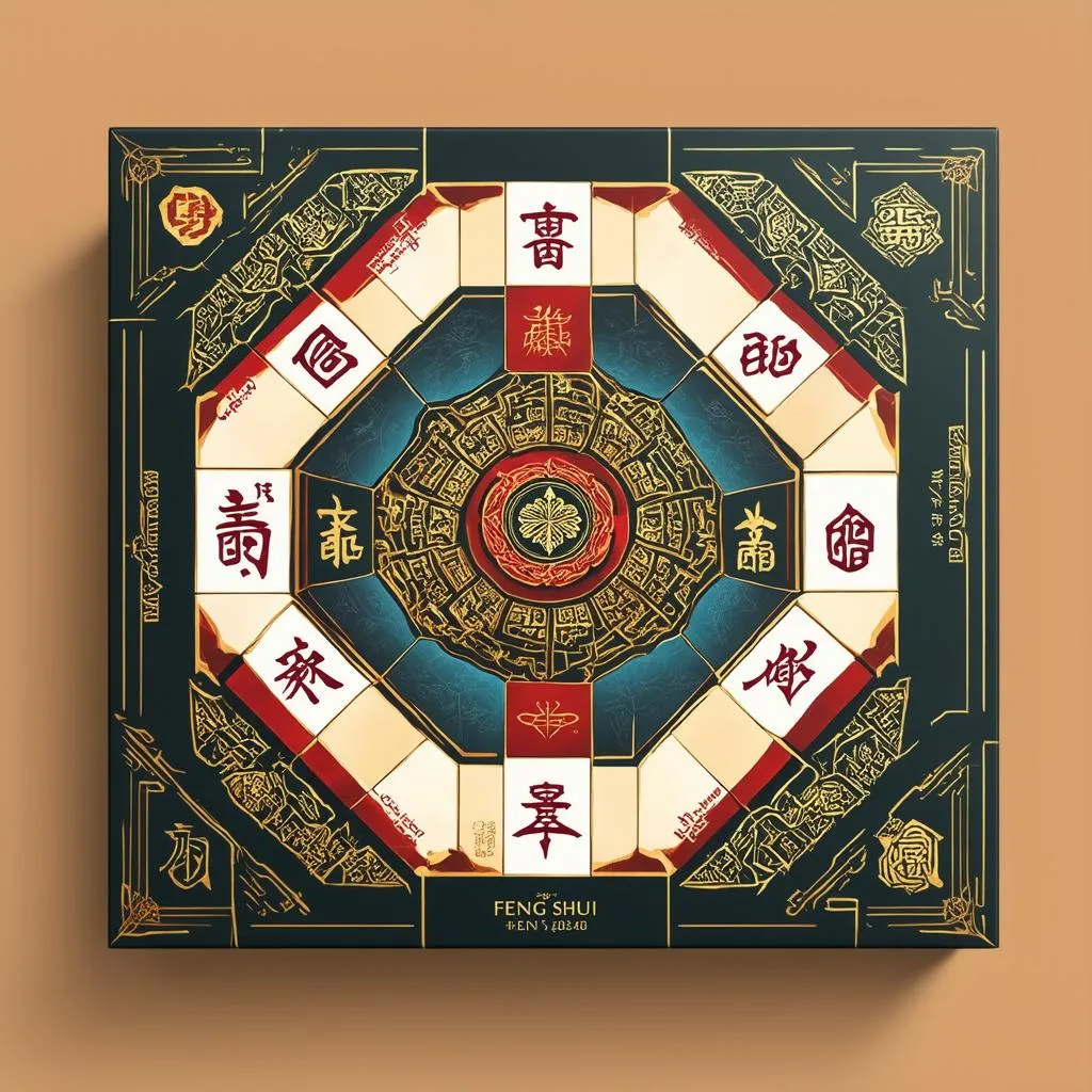 Biểu tượng phong thủy trong thiết kế bìa board game