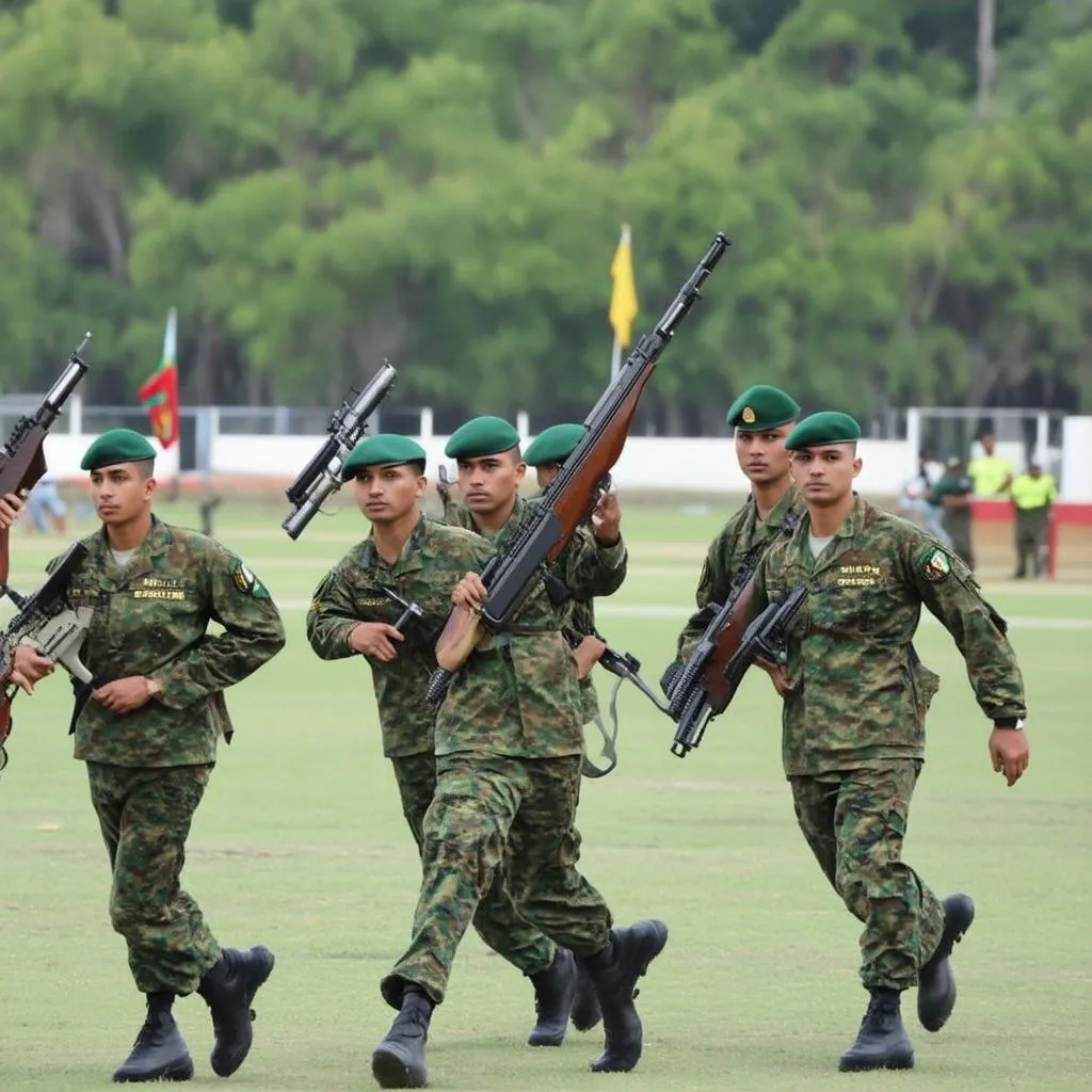 Binh sĩ tham gia Army Game