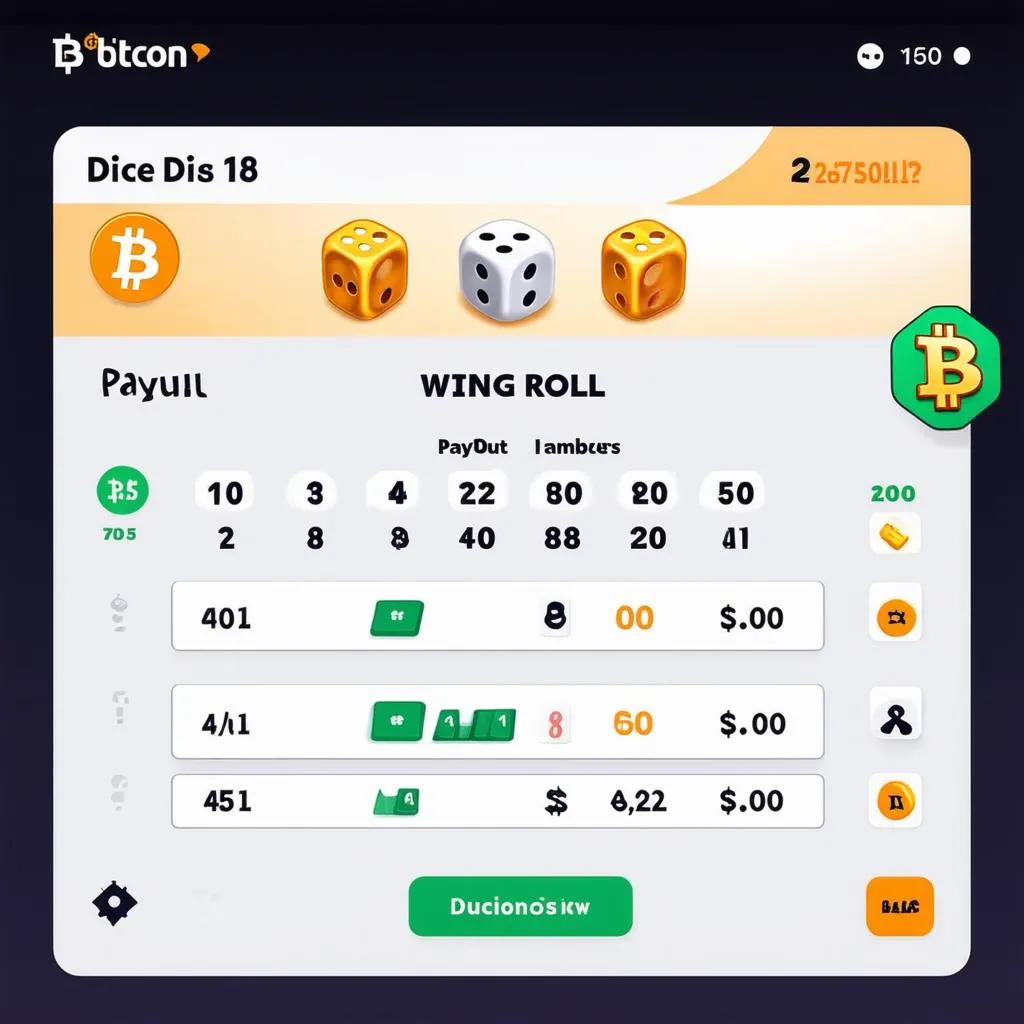 Bitcoin Dice Game minh bạch