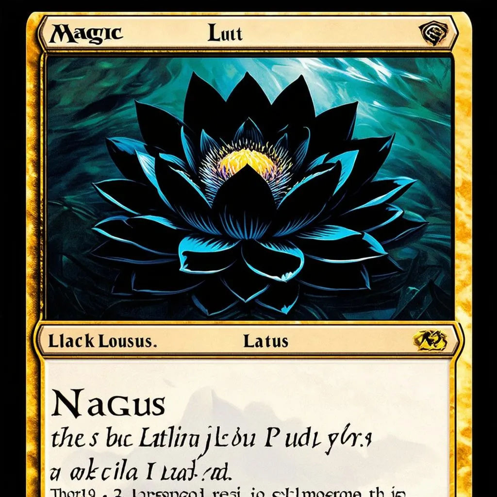 black lotus magic the gathering