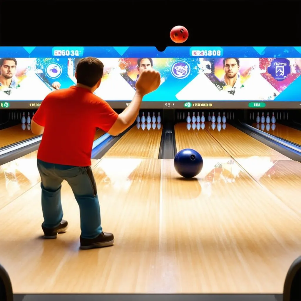 Thách thức bản thân với game bowling online