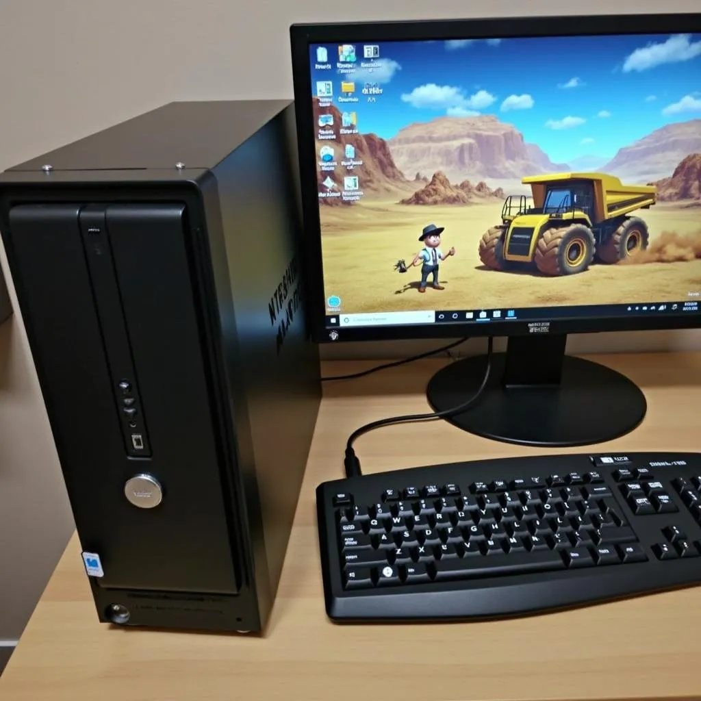 Hình ảnh cấu hình PC chơi game đào vàng