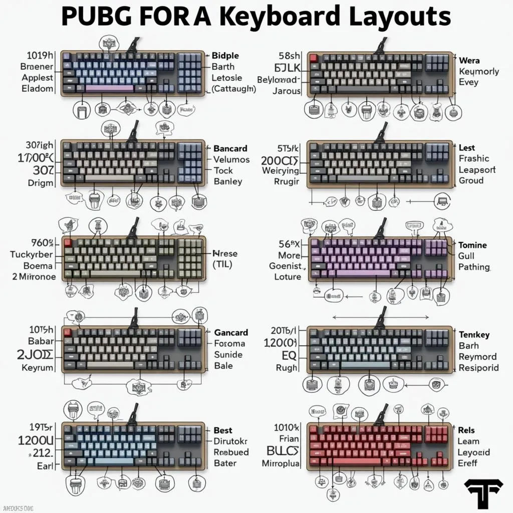 Các loại layout bàn phím cơ phổ biến