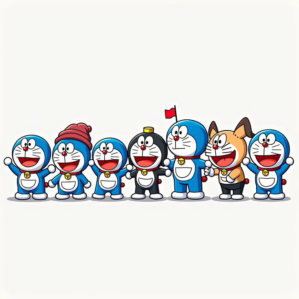 Các nhân vật quen thuộc trong Doraemon