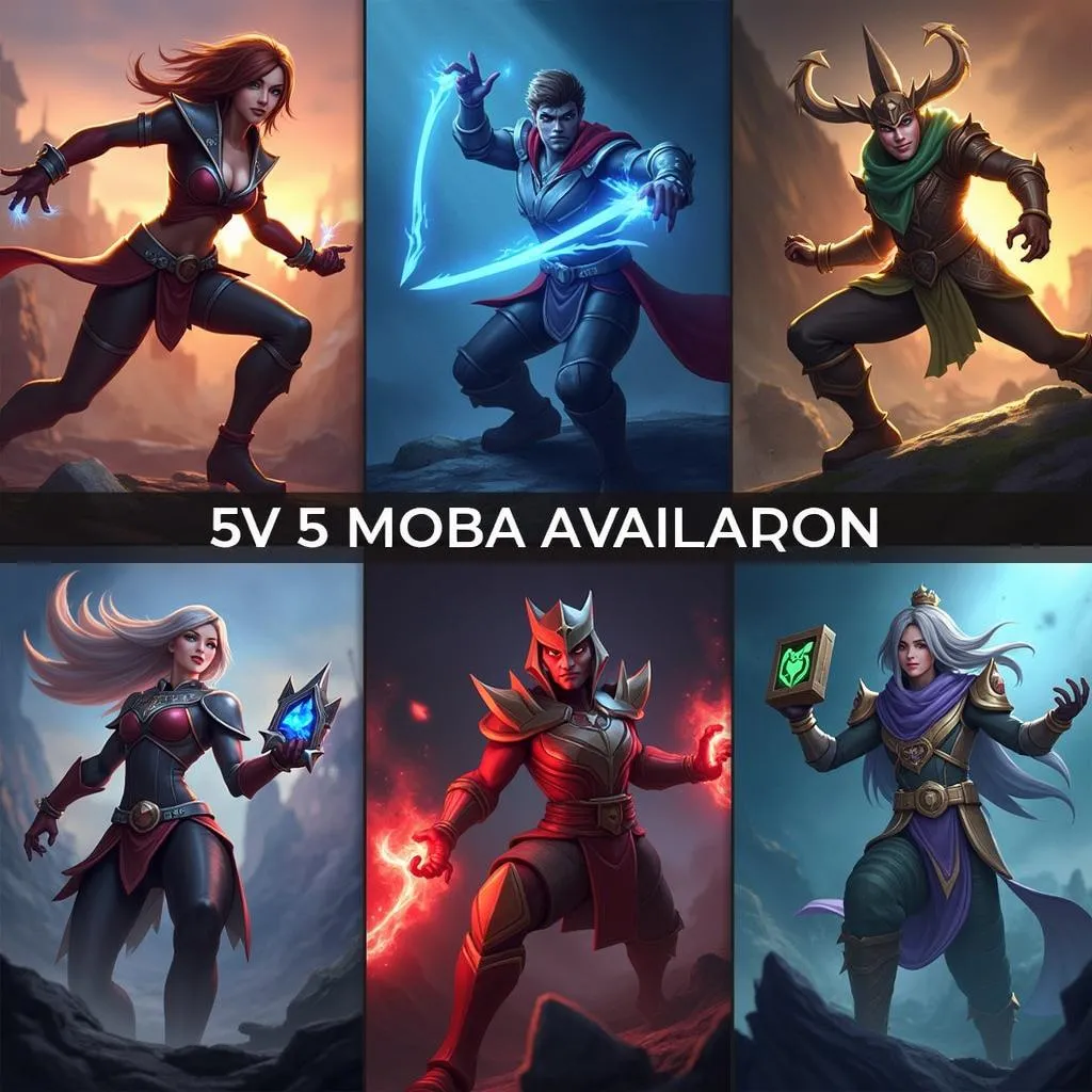 Các tựa game 5v5 moba pc