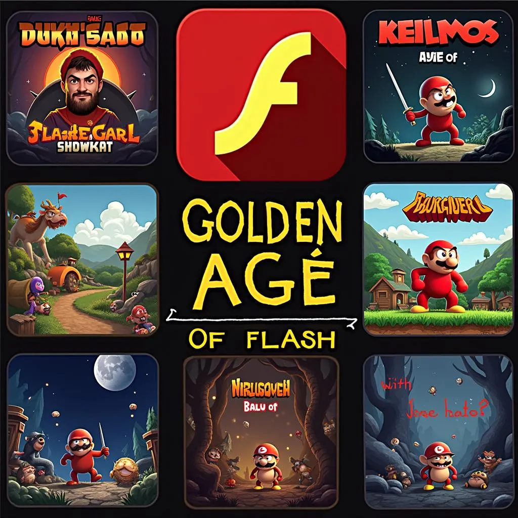 Cài đặt flash chơi game thời hoàng kim