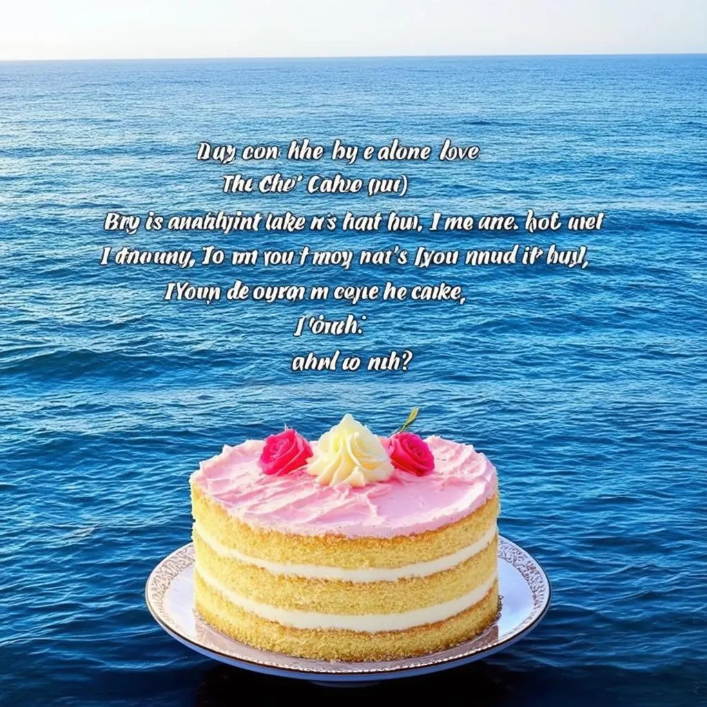 cake by the ocean meaning