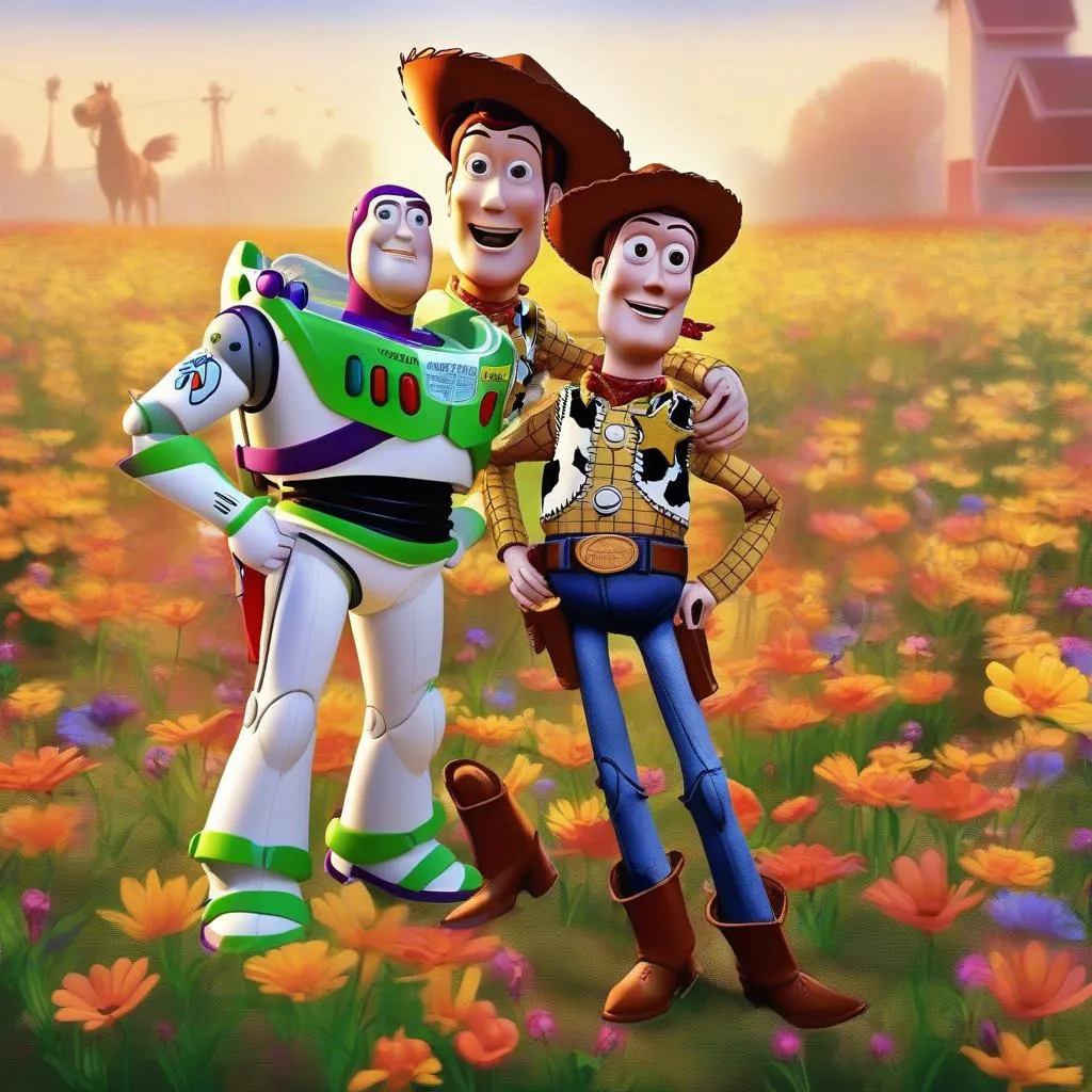 Câu chuyện đồ chơi phần 1 Woody và Buzz