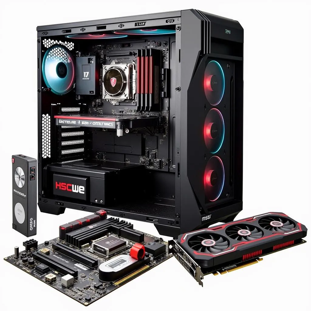 Cấu hình PC gaming sử dụng bo mạch chủ MSI Z170A Gaming M7