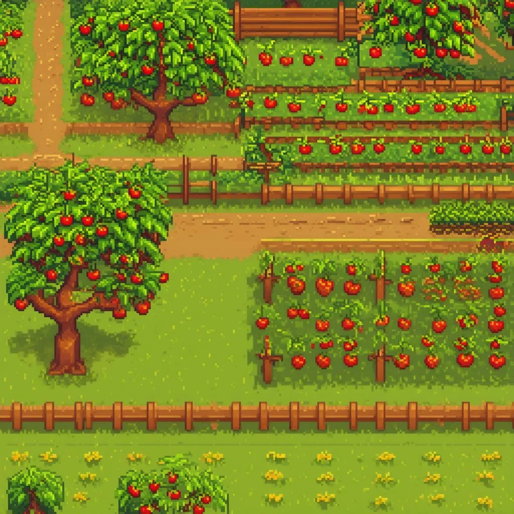 Cây trái cây trong Stardew Valley