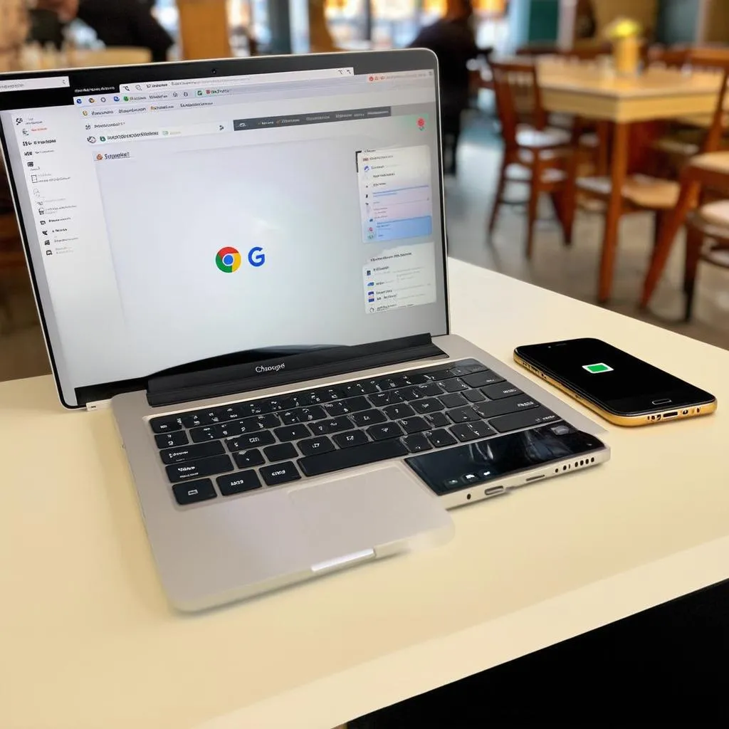 Chromebook và điện thoại