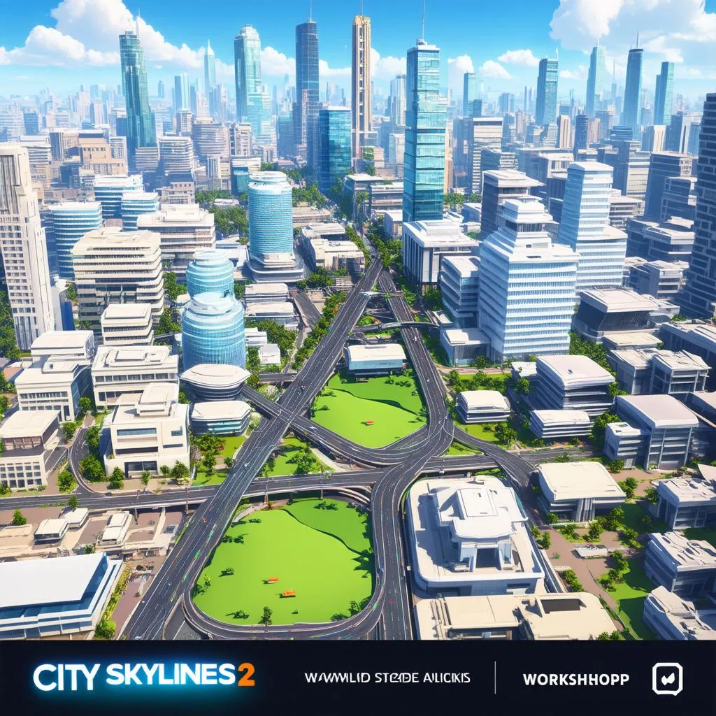 Xây dựng thành phố mơ ước với City Skylines 2 Workshop