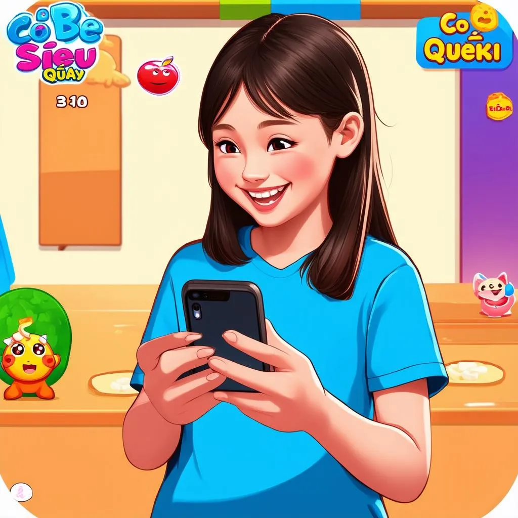 Chơi game cô bé siêu quậy