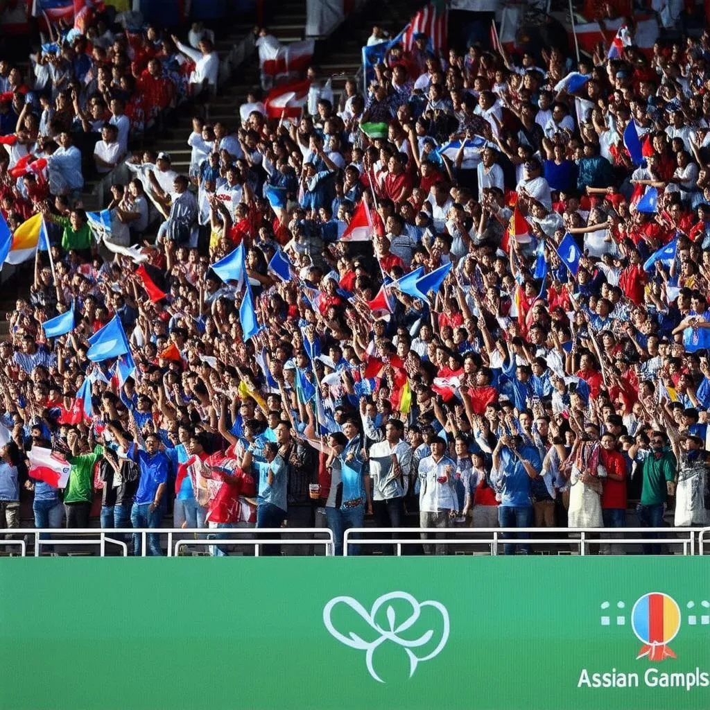 Cổ vũ bóng đá Asian Games