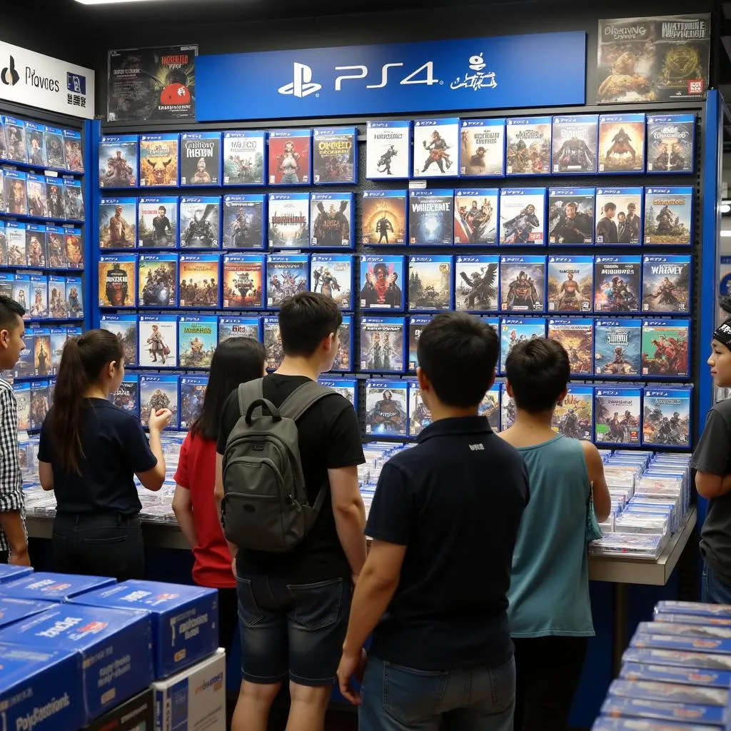 Cửa Hàng Bán Đĩa Game PS4