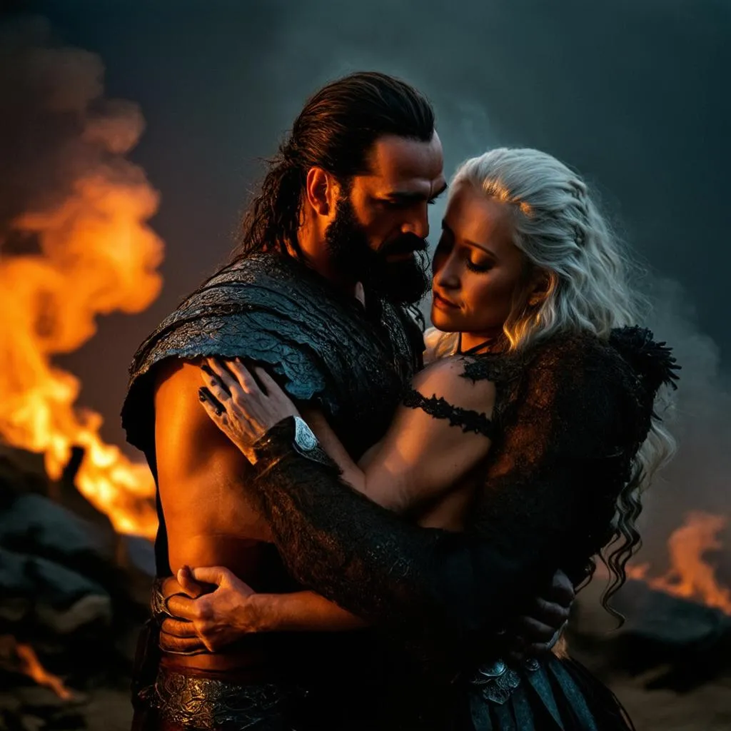 daenerys targaryen khal drogo cảnh nóng