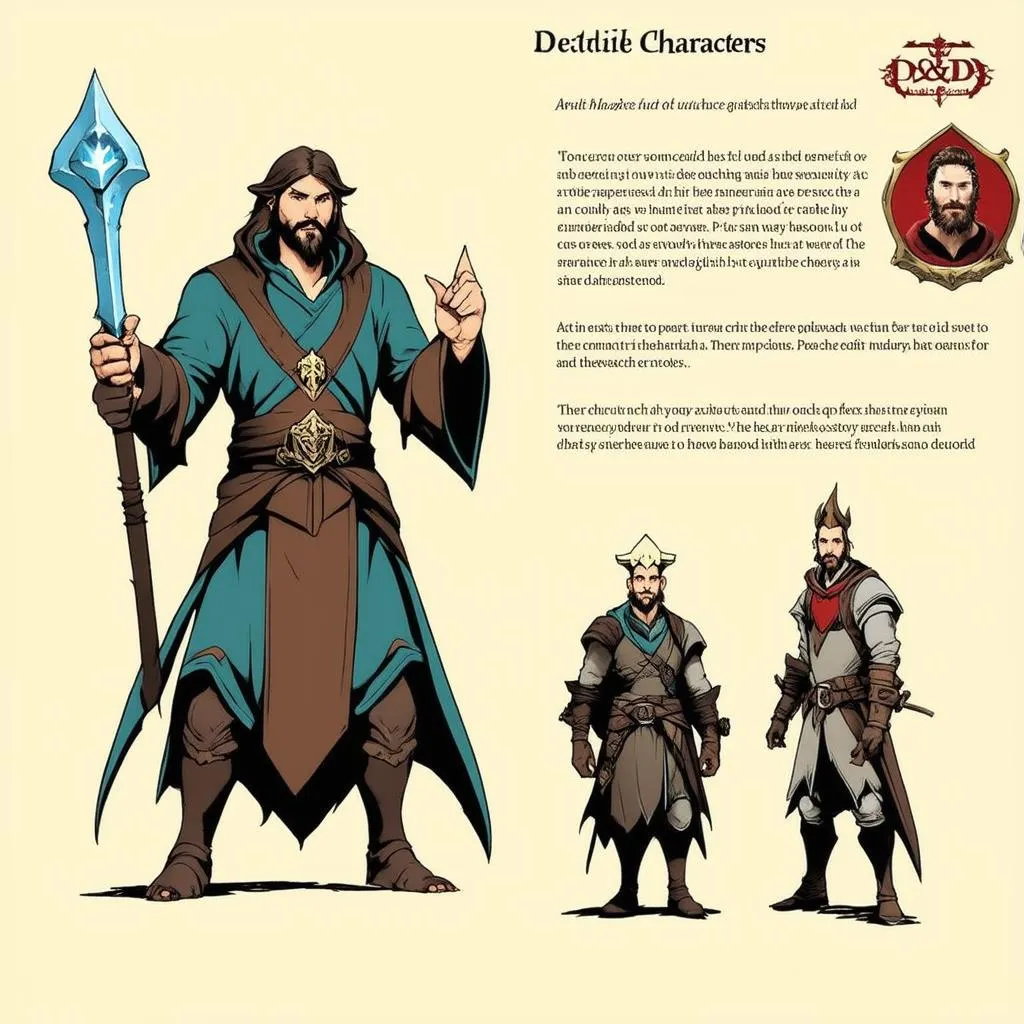 Hướng dẫn tạo D&D Characters