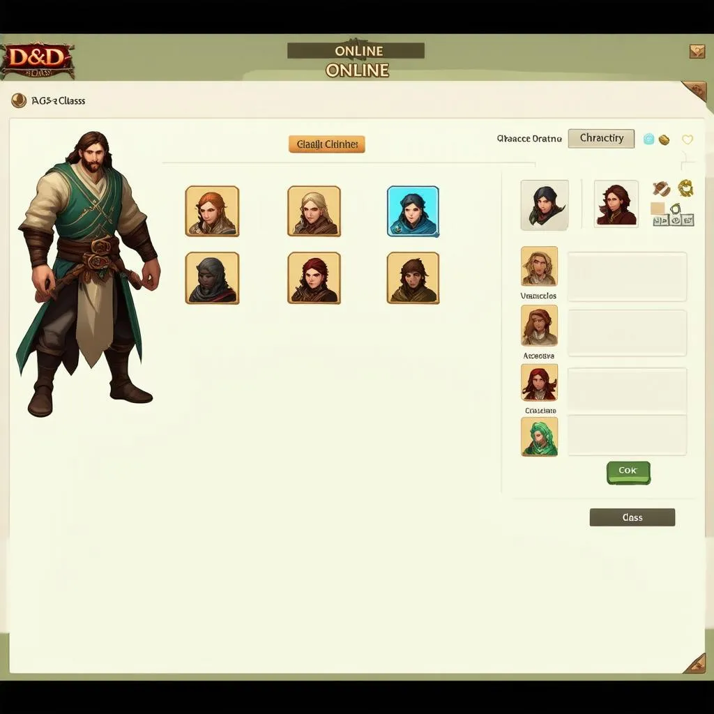 D&amp;D Online character