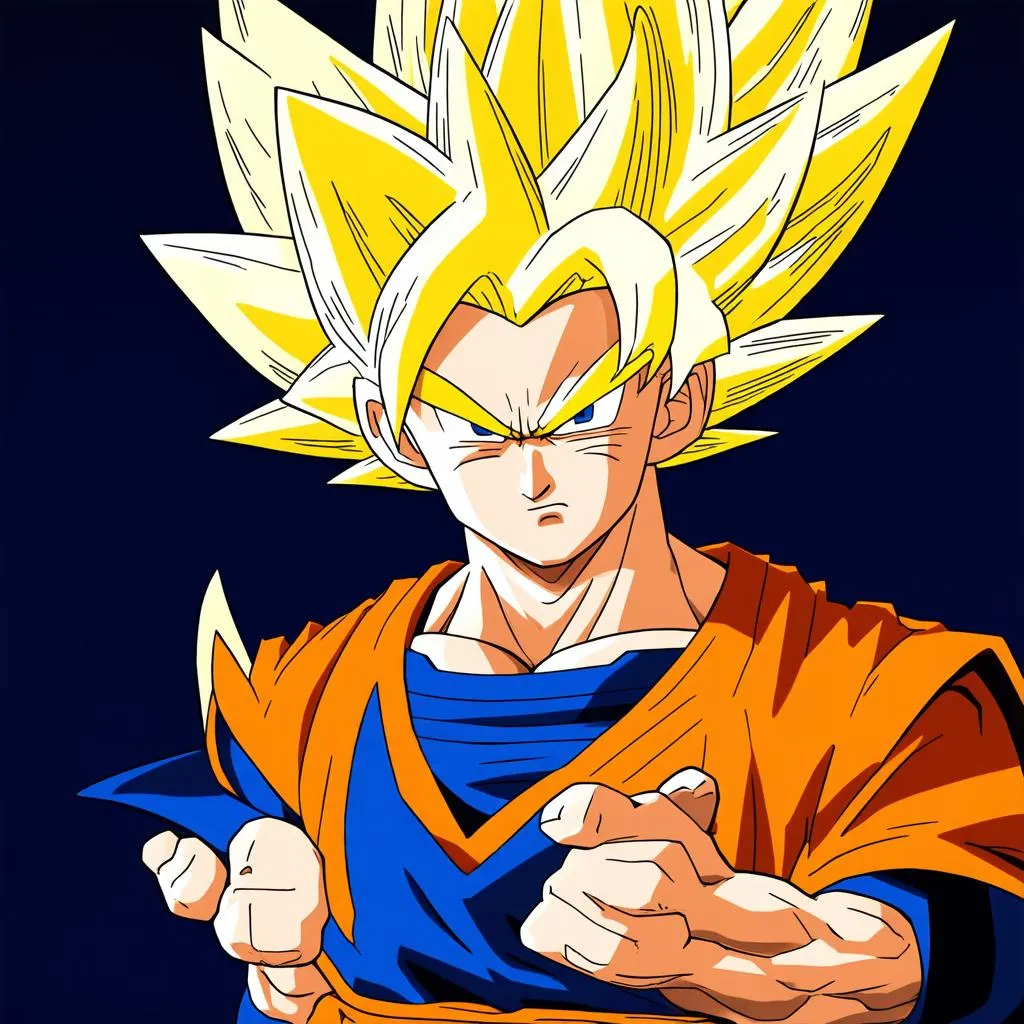 Dragon Ball Goku Super Sayajin Transformation