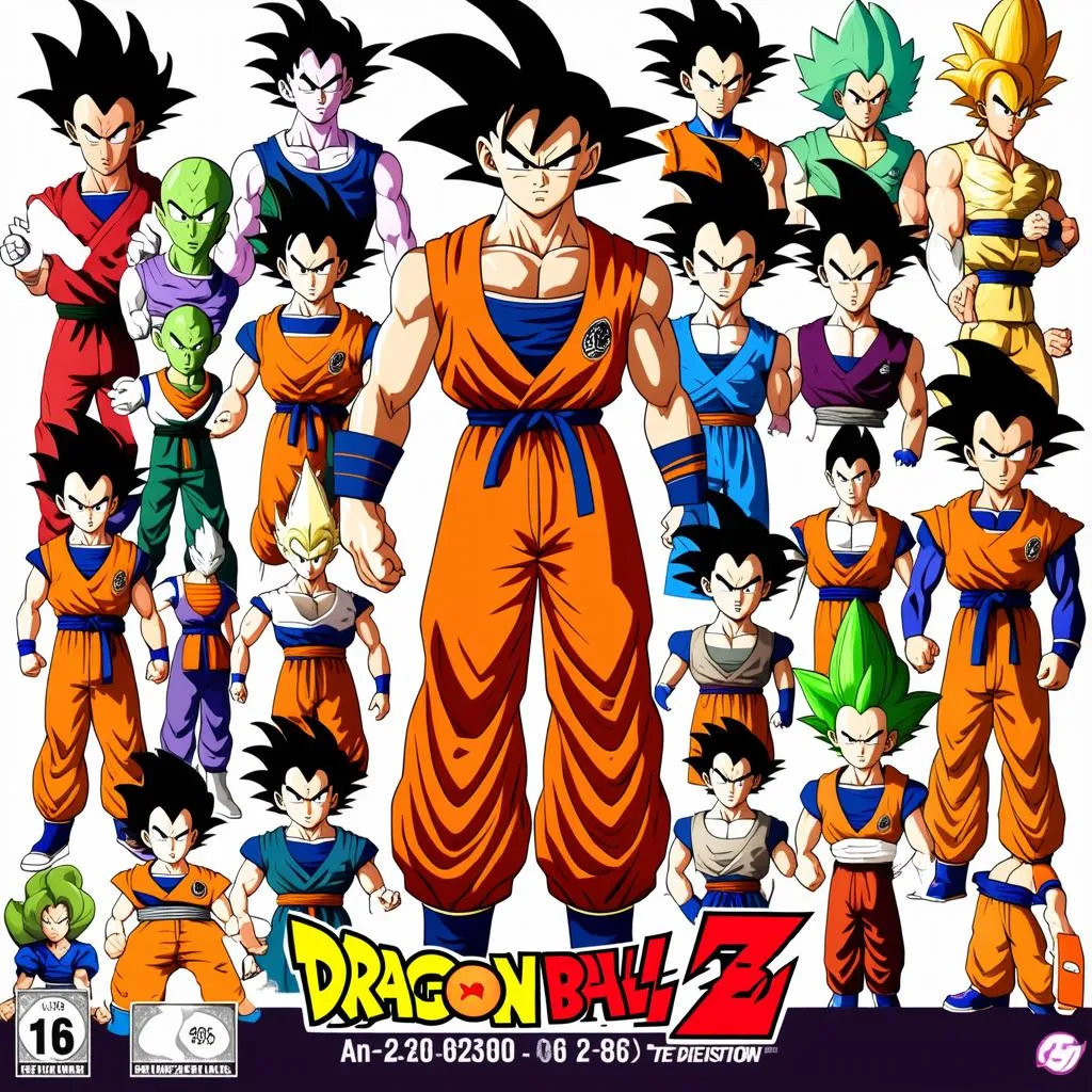 Dragon Ball Z Raging Blast 2 Characters