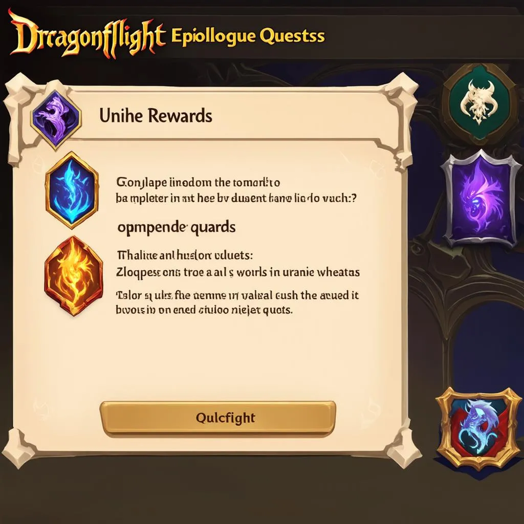 Dragonflight Epilogue Quest Rewards