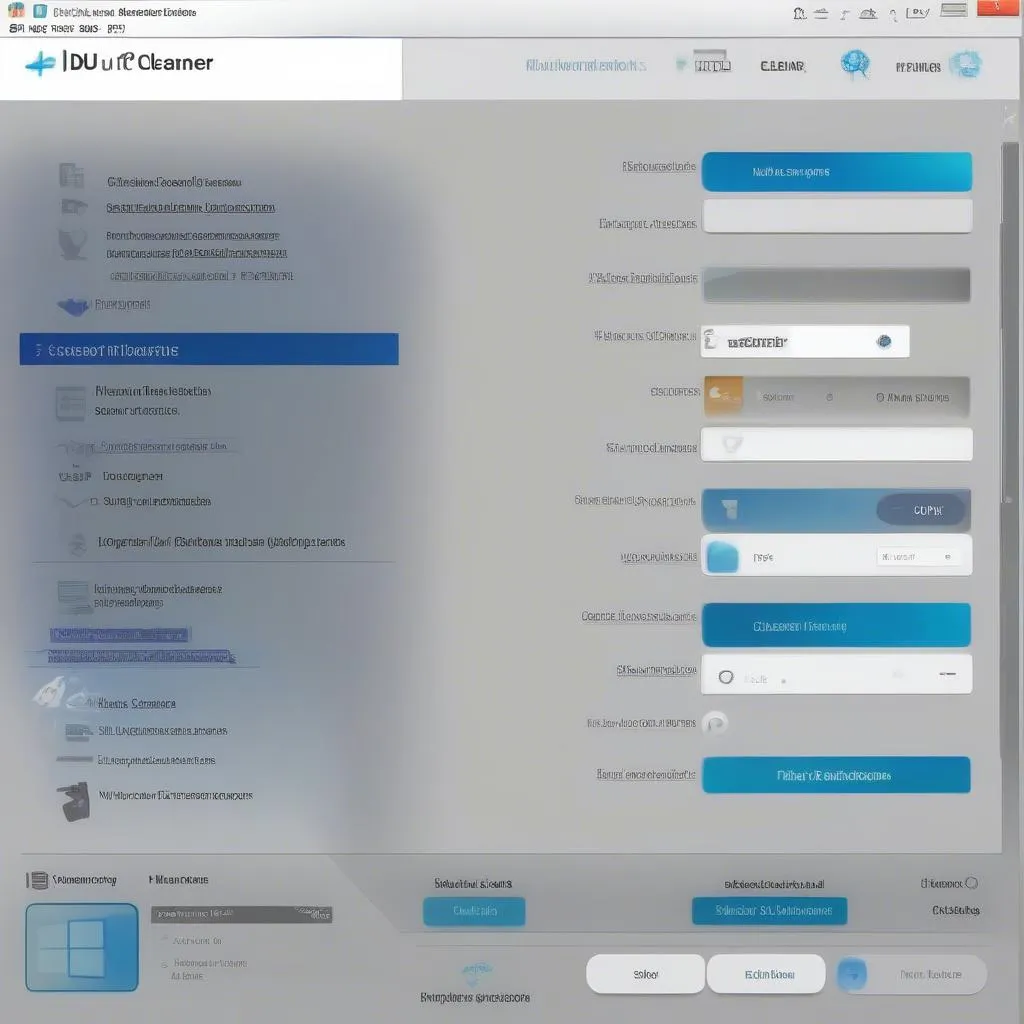 Du Cleaner For PC Interface
