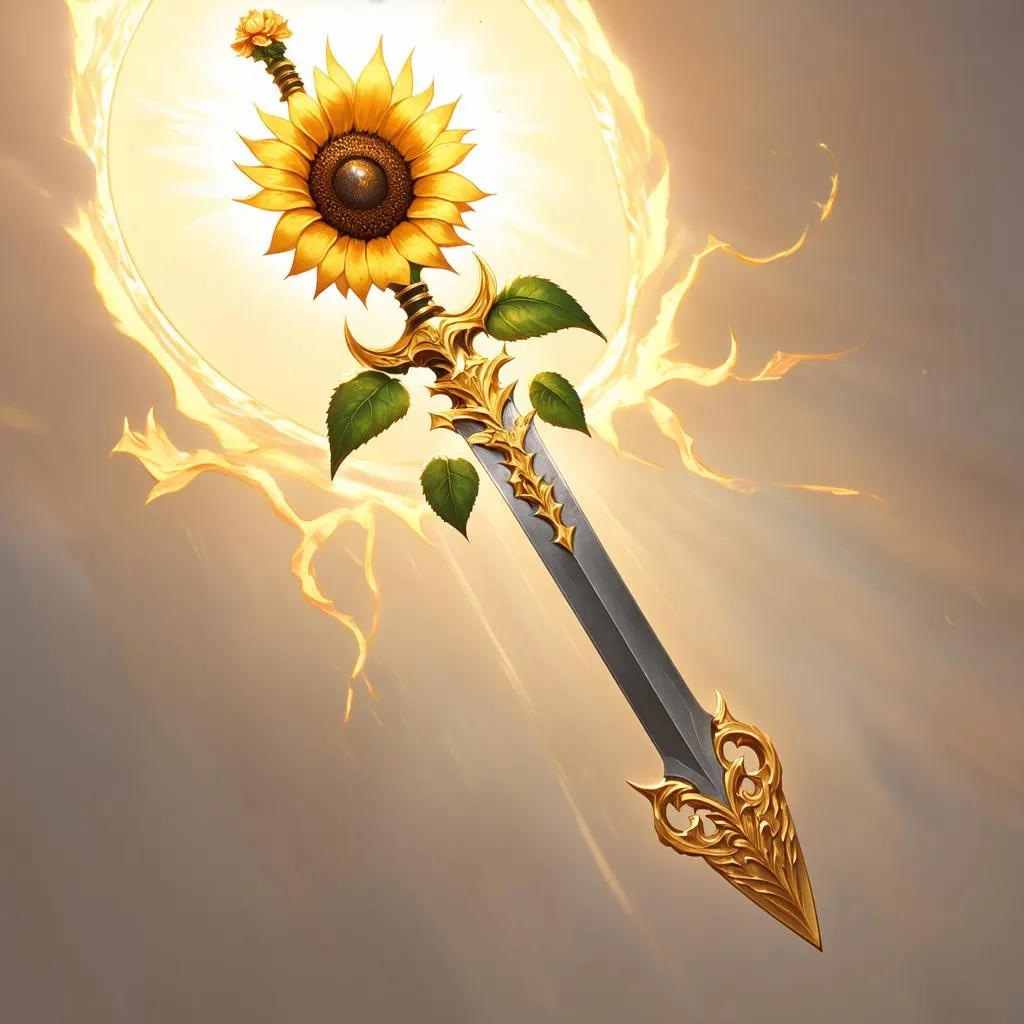 Hình ảnh về Elden Ring Sunflower Weapon