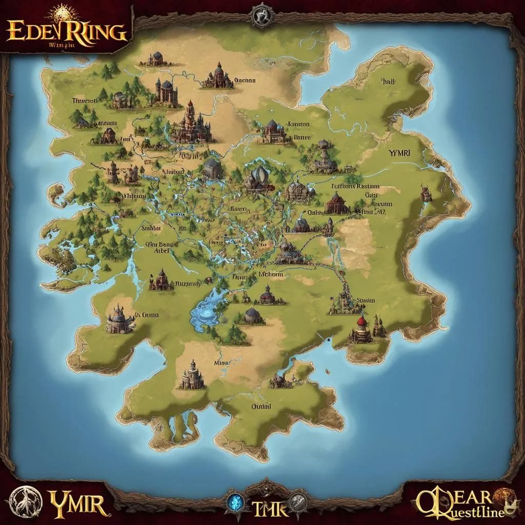 Elden Ring Ymir Questline Map