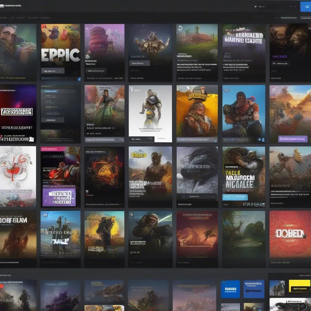 epic-games-store-interface