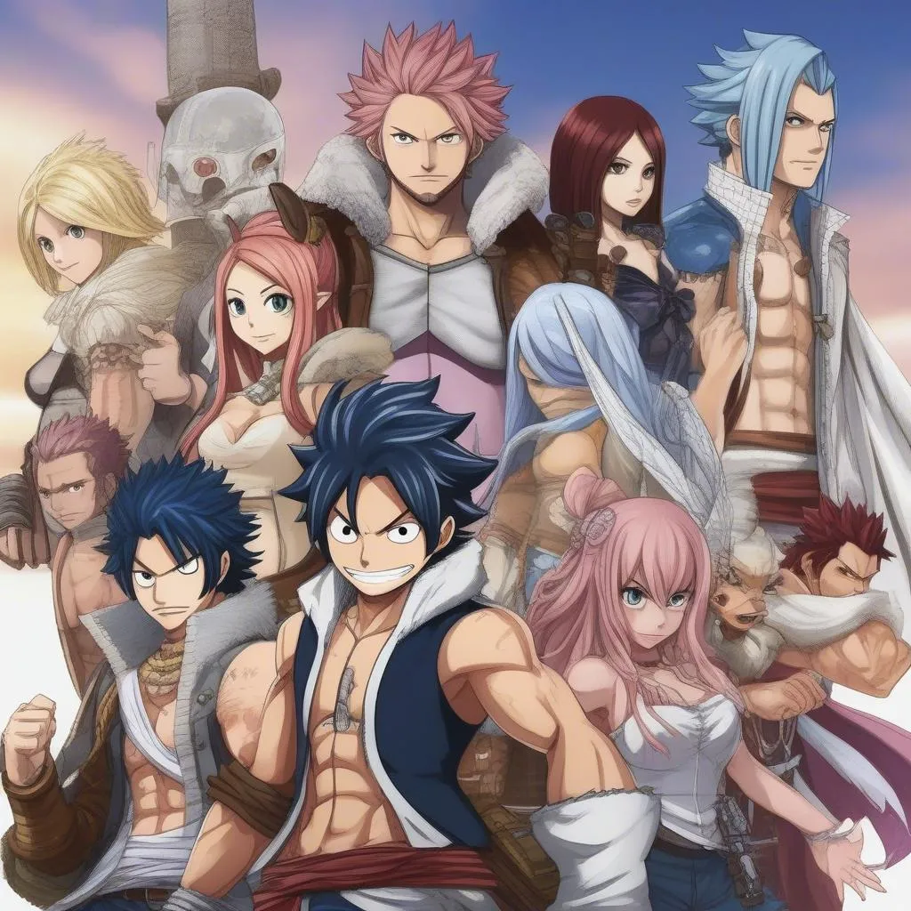 Các nhân vật Fairy Tail RPG Game