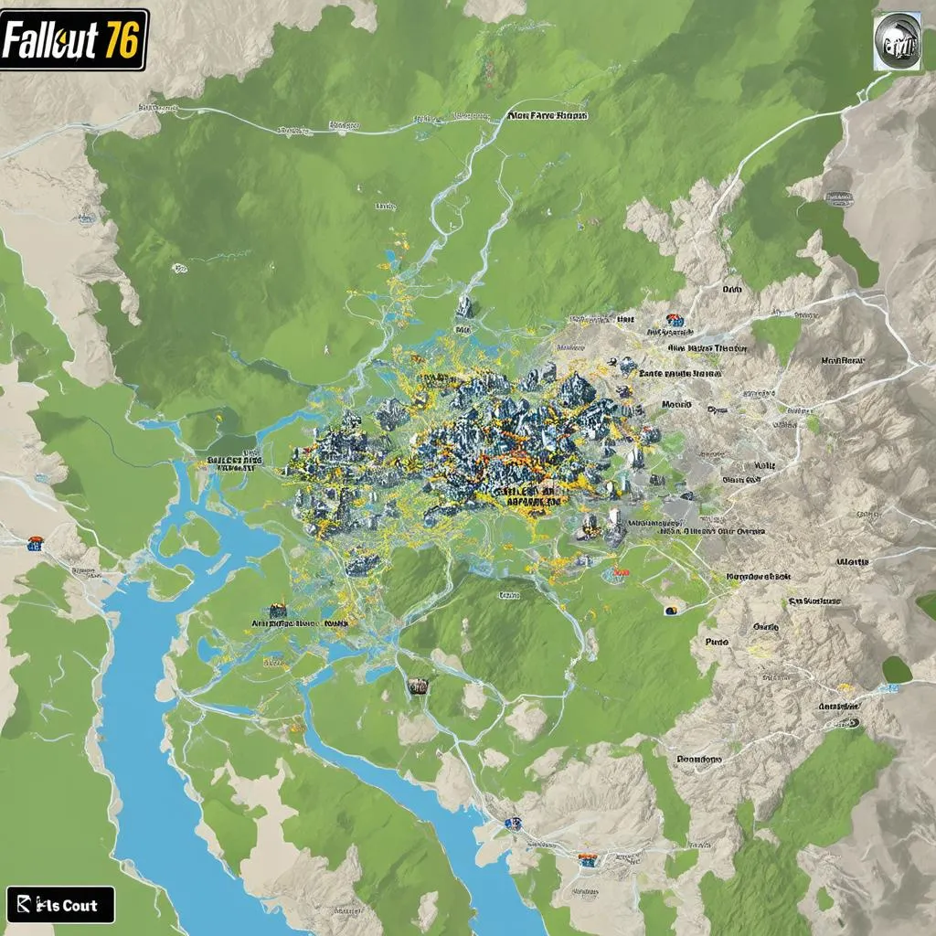 Bản Đồ Nuke Fallout 76