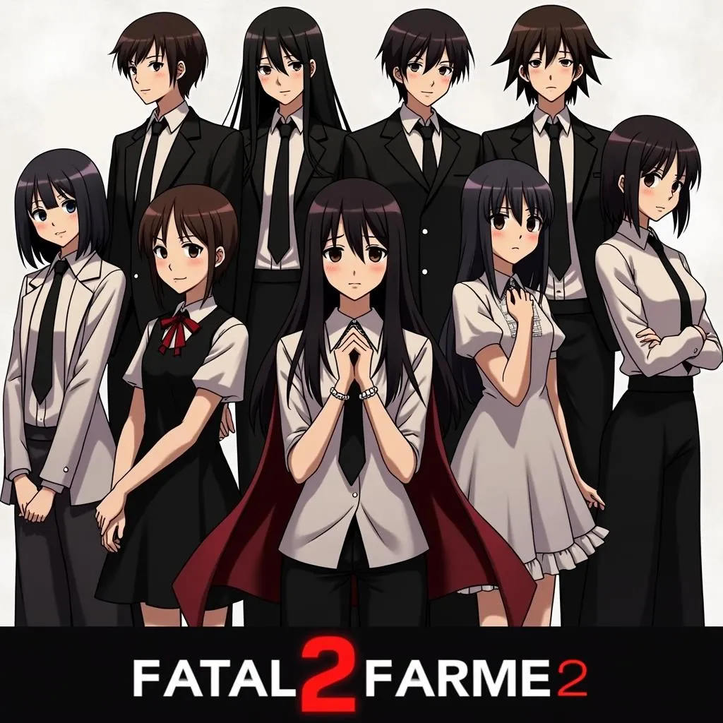 Hình ảnh các nhân vật trong Fatal Frame 2 PC