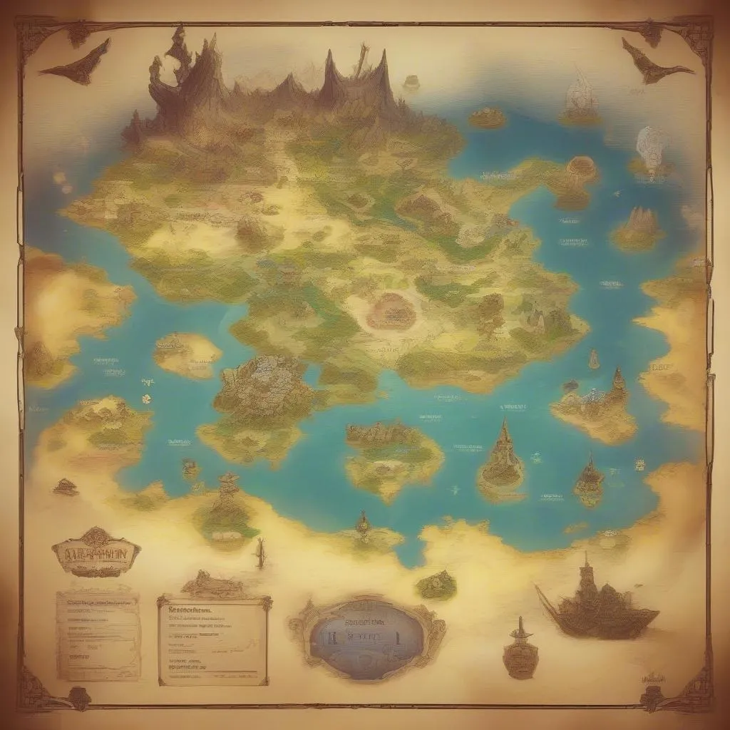 Final Fantasy World Map