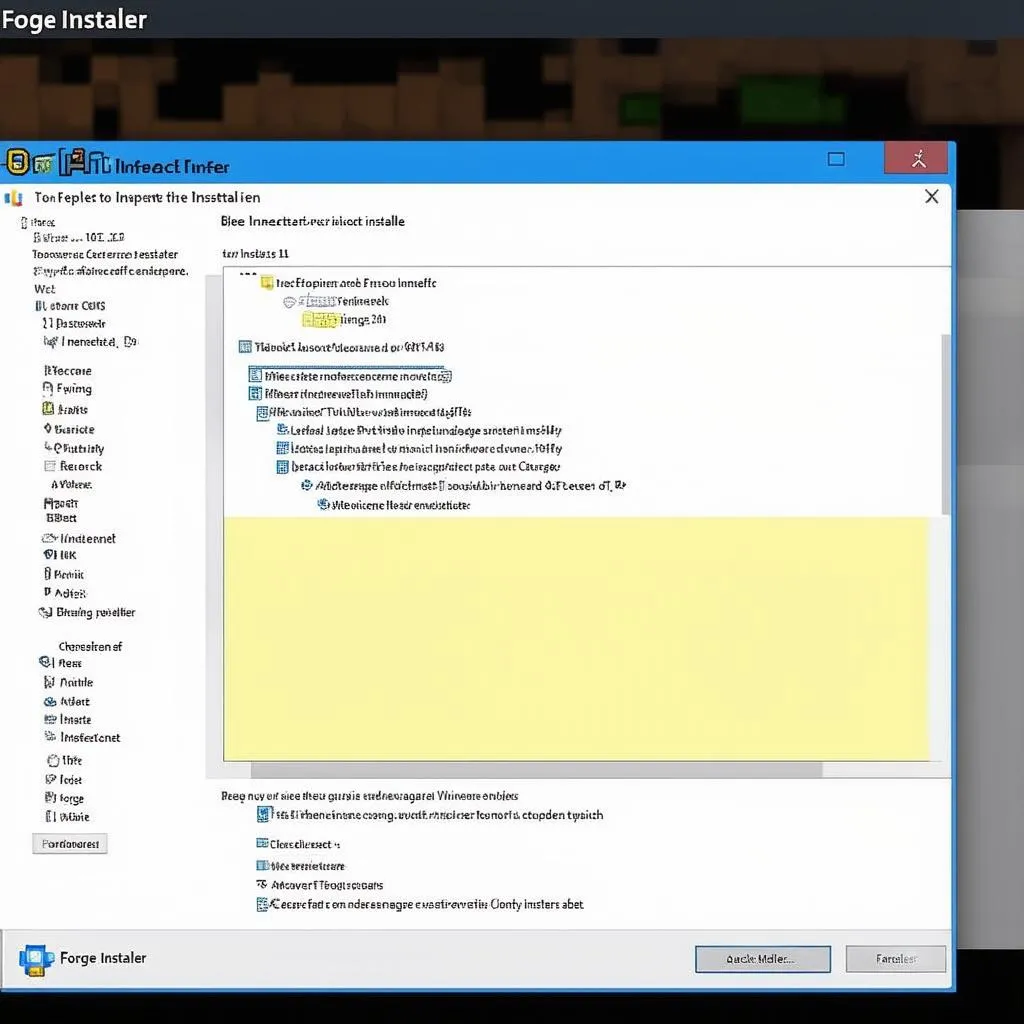 Forge Installer hướng dẫn cài đặt