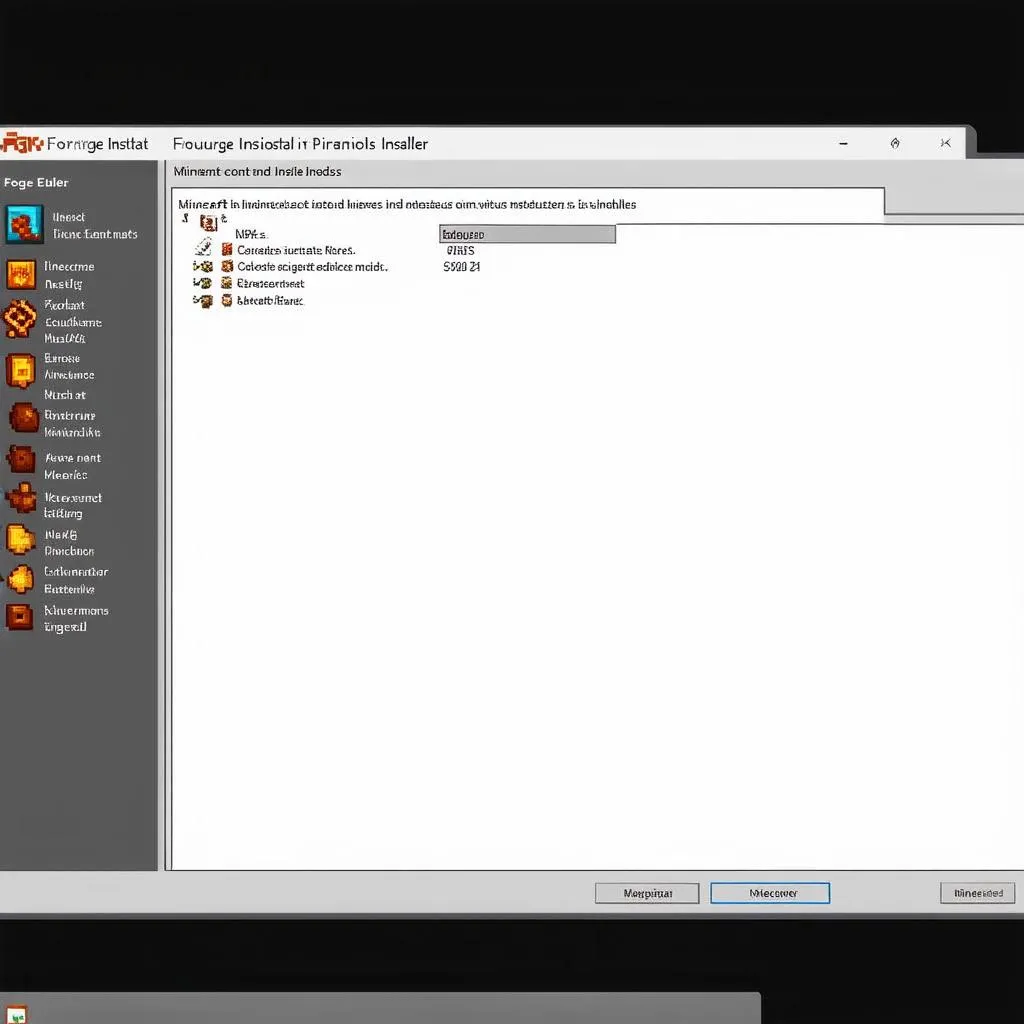 Forge Installer mod Minecraft