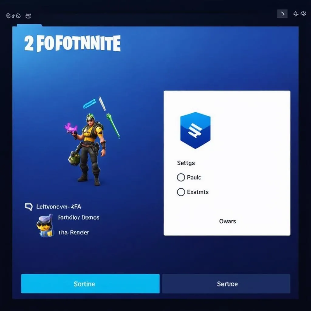 Cài Đặt 2FA Fortnite