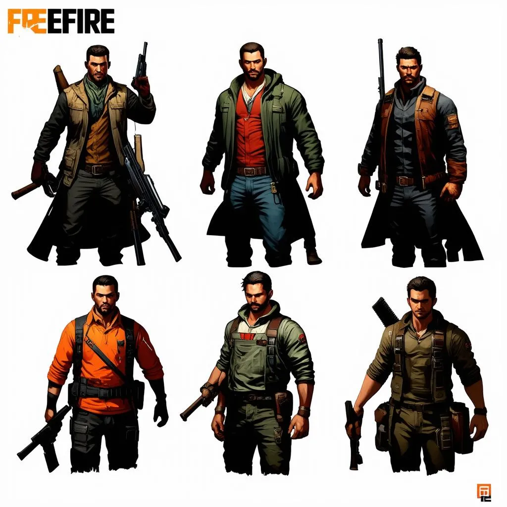 Các nhân vật Free Fire