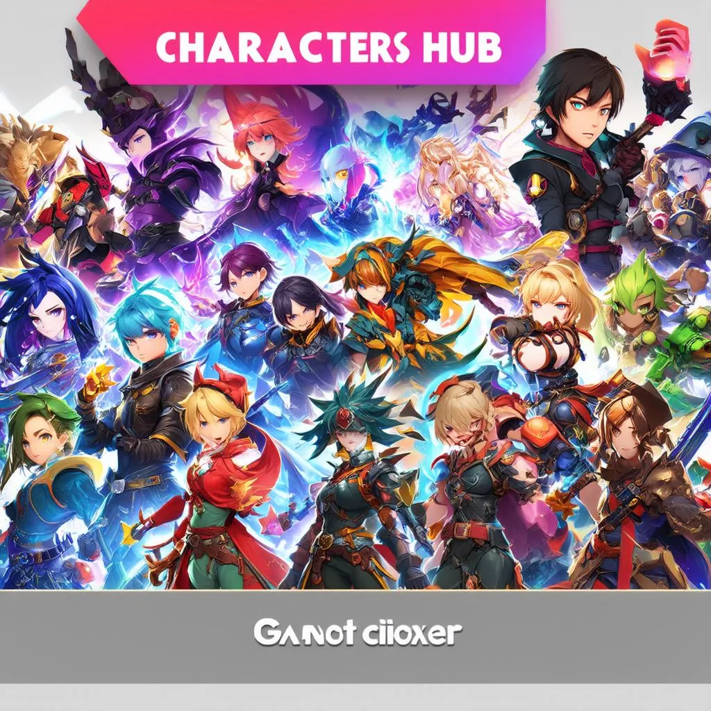 Banner game character hub