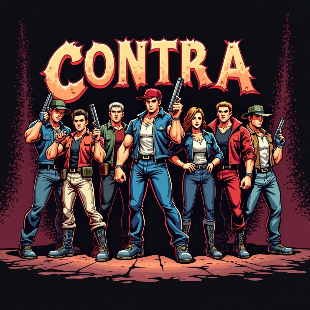 Game Contra PC đồ họa siêu nét