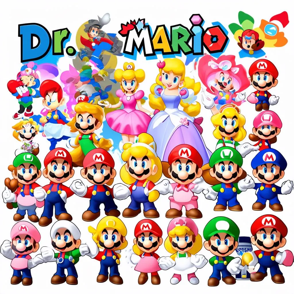 Dr. Mario characters