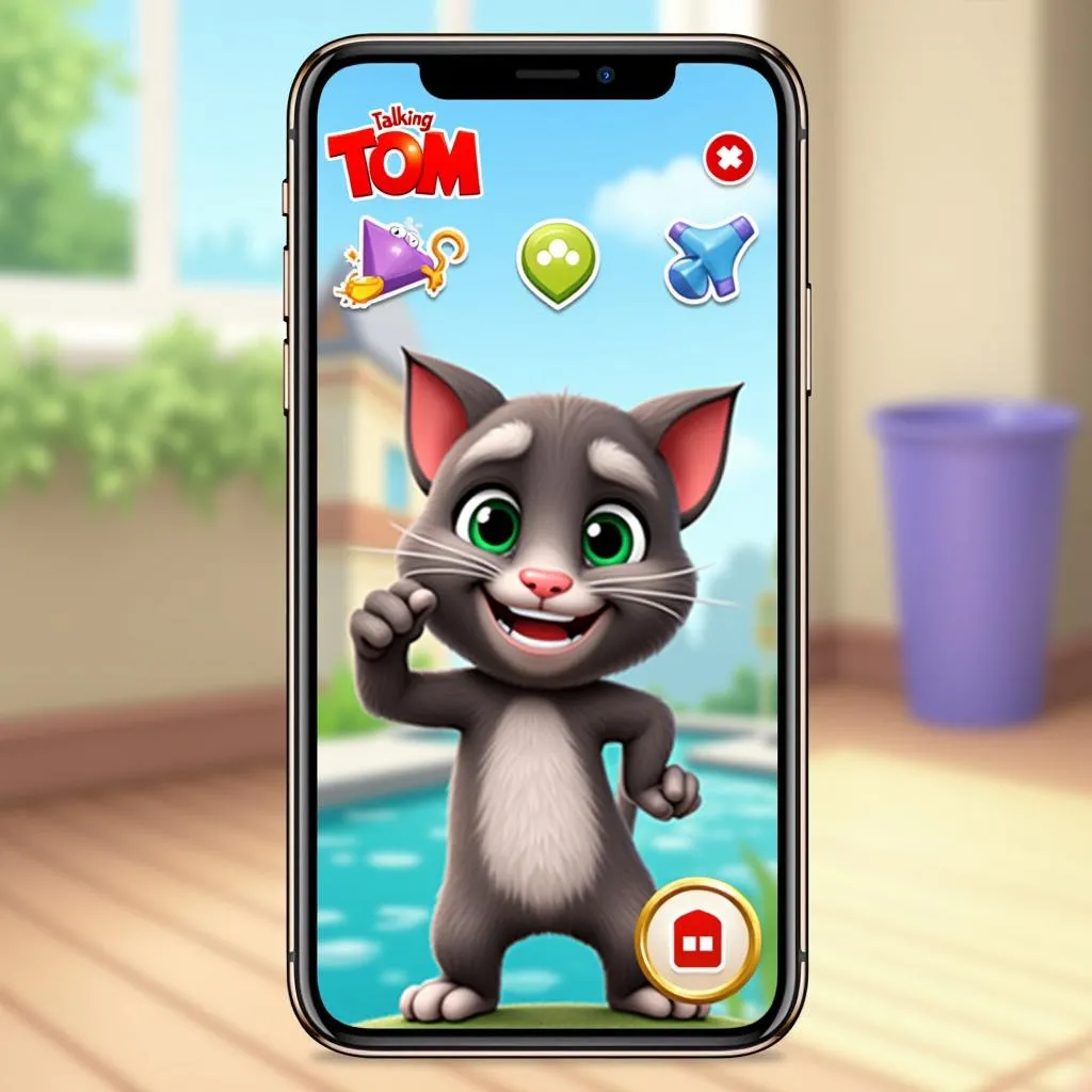 Giao diện trò chơi My Talking Tom