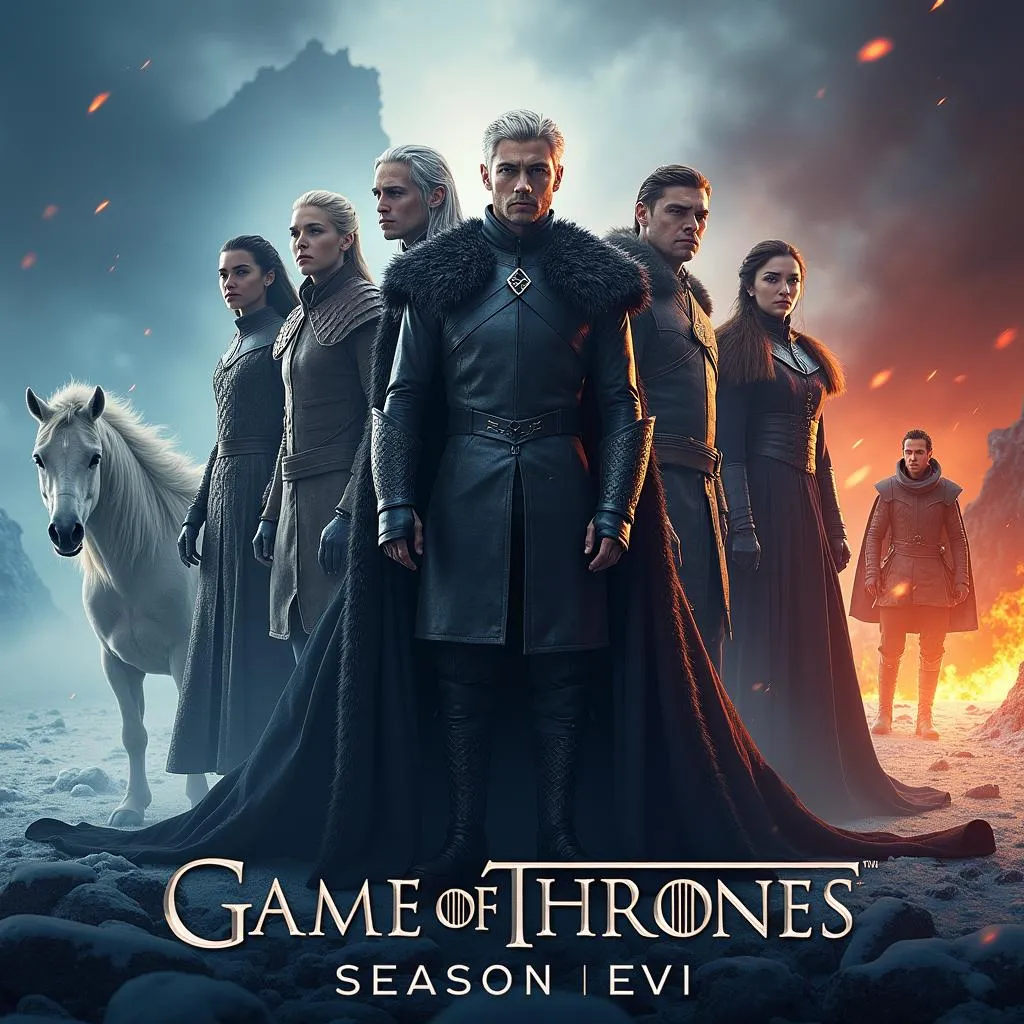 Poster phim Game of Thrones 8