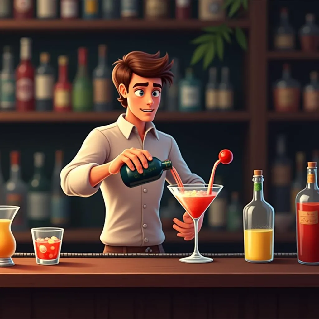 Game pha chế cocktail trên PC cấu hình tầm trung