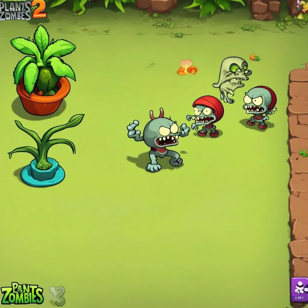 Plants vs. Zombies 2 gameplay